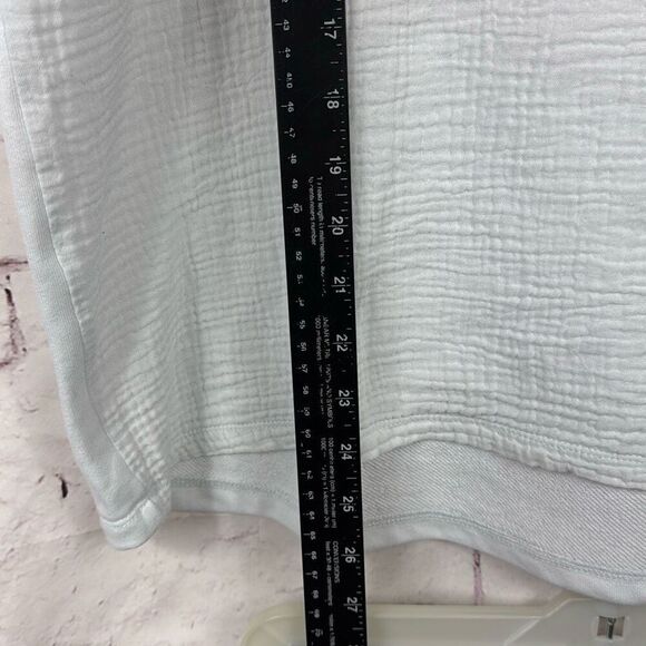 Magellan Outdoors Lounge Set Womens Large Relaxed Fit Shirt Shorts 2 Pc White - Picture 5 of 13